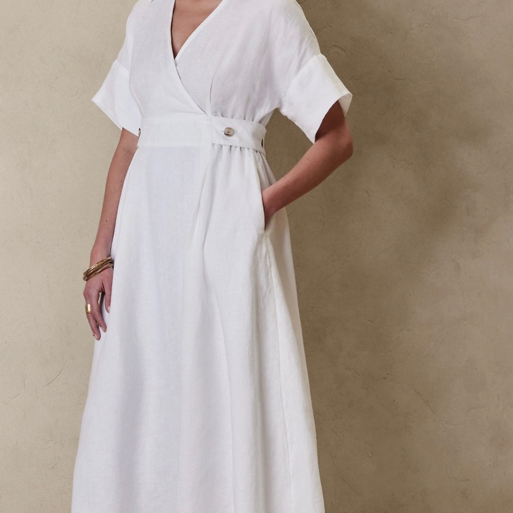 NWT Banana Republic Linen Dress